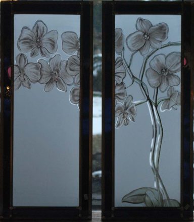 Glasbilder Orchidee
